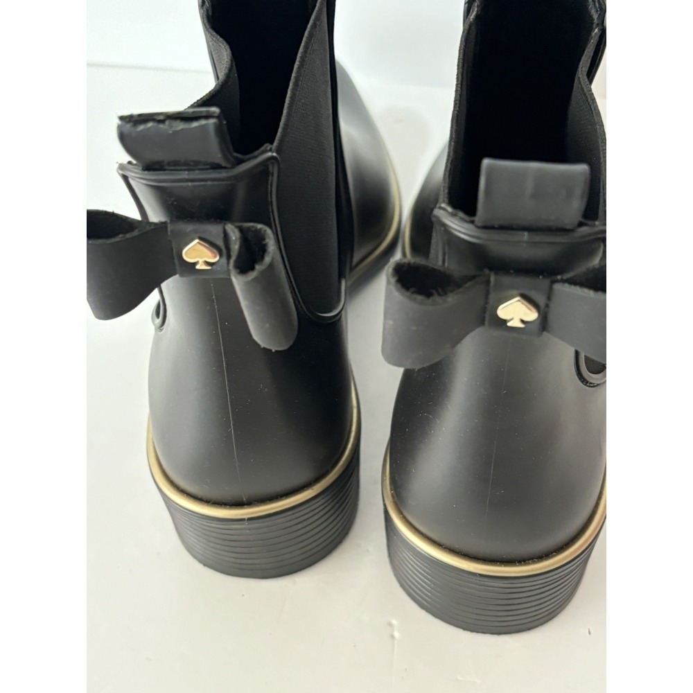 Kate Spade Edimburg Rubber Rain Ankle Boots Size 7 - Picture 6 of 10